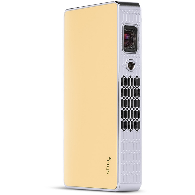 神画 PIQS Z2 随身智能影院 3D高清LED微型便携投影仪 无屏电视家用 香槟金