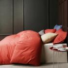 秋冬加厚四件套床上用品纯色斜纹婚庆4件套全棉简约四件套