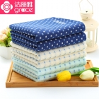 A家家居纯棉柔软吸水面巾 日系风格 柔软纱布