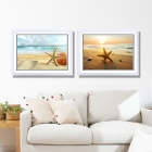 A家家居现代简约装饰壁画 办公沙发背景墙 海日风