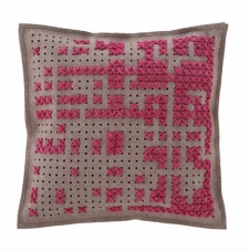 Canevas Abstract Pink Pillow