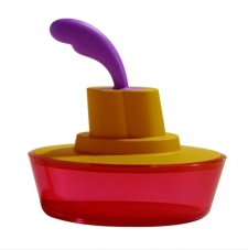 Ship Shape Container with Spatula