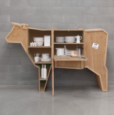 Cow Sending Animals Wooden Furniture