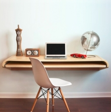 Minimal Float Wall Desk