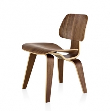 Eames® Molded Plywood Dining Chair with Wood Legs