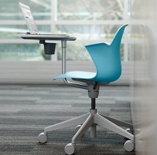 Node Mid-Back Chair with Five-Arm Base